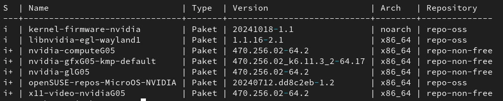 NVIDIA driver 470 on Kalpa Desktop