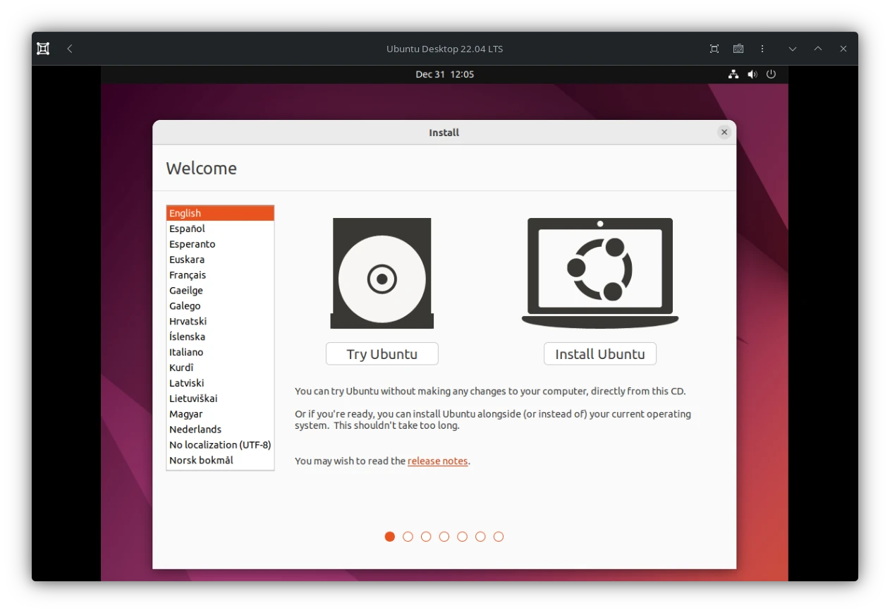 Ubuntu 22.04 LTS Installer