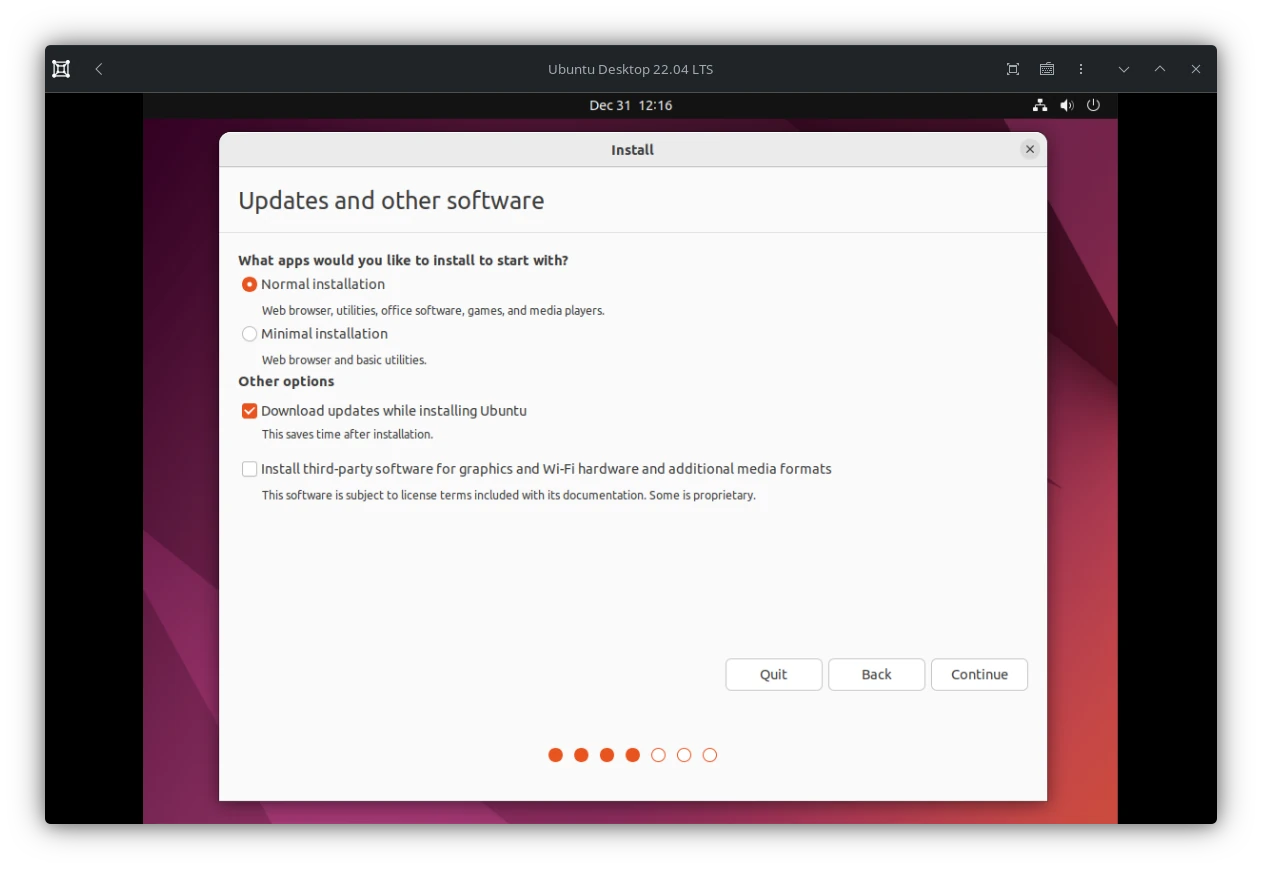 Ubuntu 22.04 LTS Installer